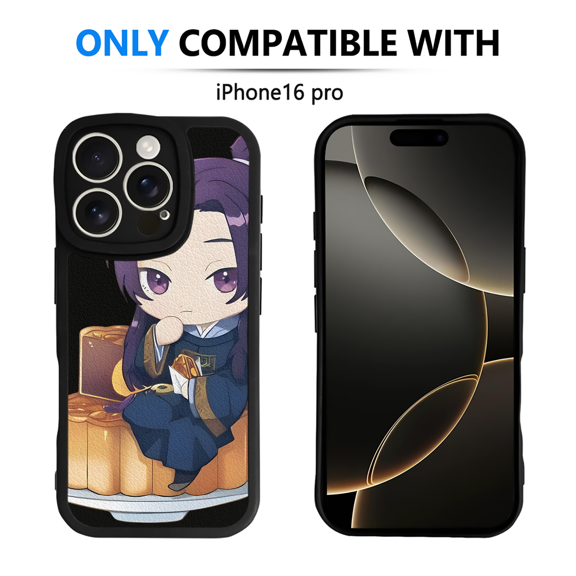 （画像用） 薬屋のひとりごと The Apothecary Diaries 【iPhone 16シリーズ対応】シリコンスマホケース（レザー調） 材質：シリコン